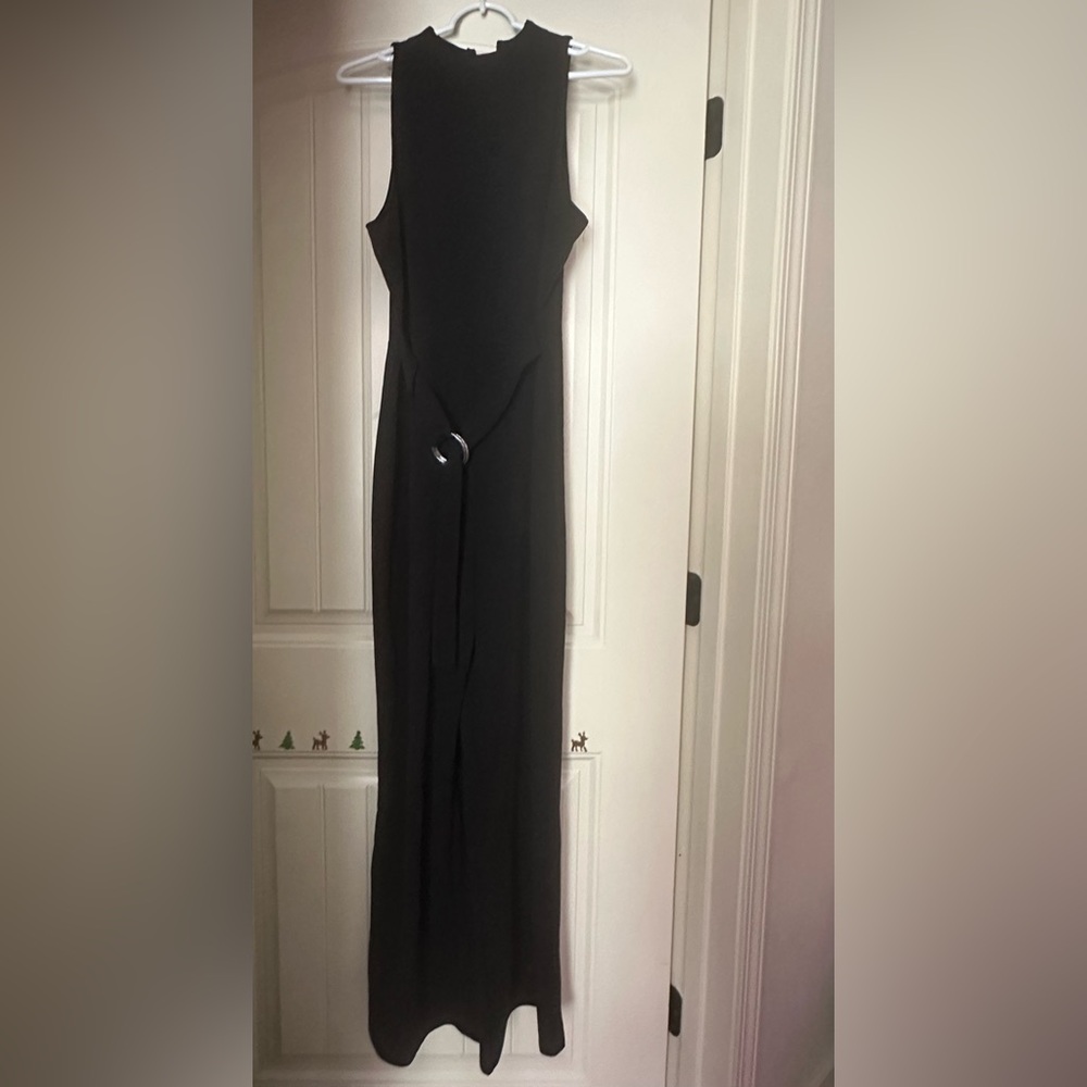 Haute Monde Black Sleeveless Jumpsuit